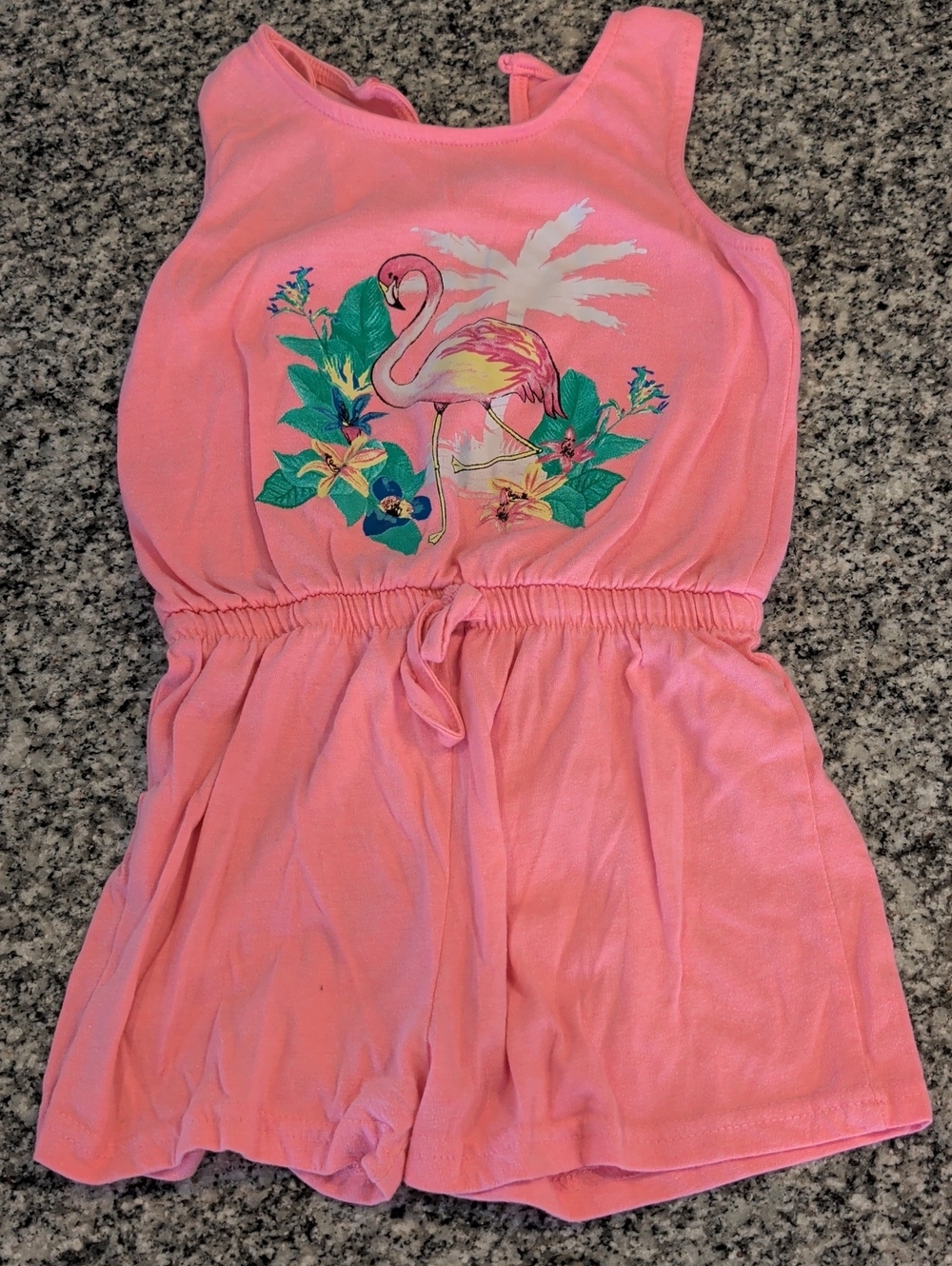 Primark Pink Flamingo Tropical Print Romper